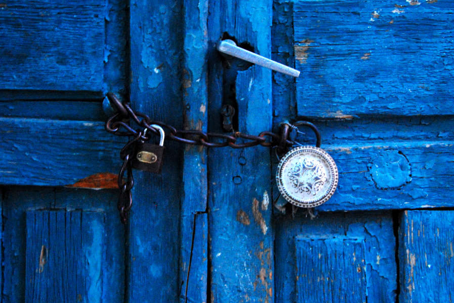 A Very Blue Door